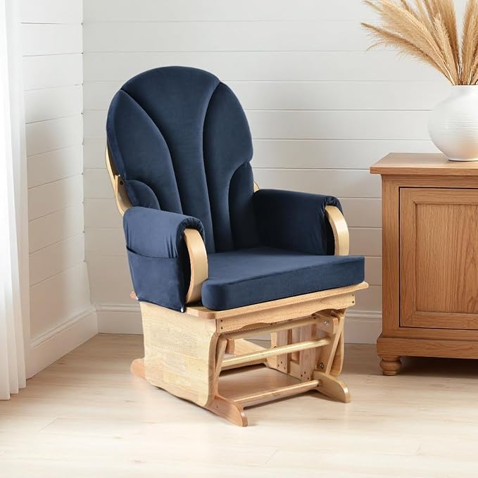Rubber Wood Gliding Rocking Chair by %E2%80%8EAkucvor