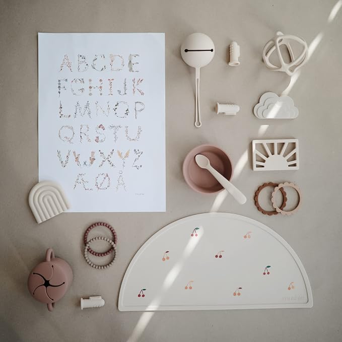 mushie Silicone Placemat for Kids | BPA-Free Non-Slip Design - Image 6