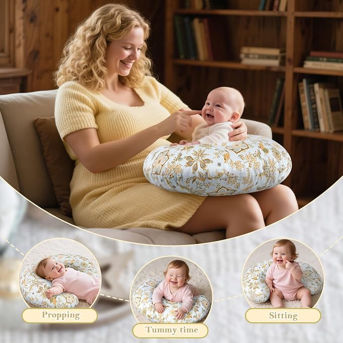 Nursing Pillow & Breastfeeding Pillow – Ergonomic C-Shape - Image 7
