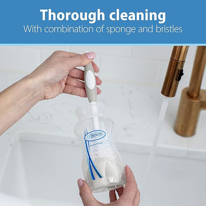 Dr. Brown's Reusable Sponge Baby Bottle Cleaning Brush Set - Image 5