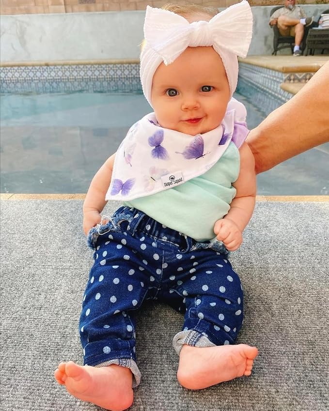 DiaperSquad's Baby Bibs for Drooling and Teething, Bibs for Boys, Baby Girl - Image 3