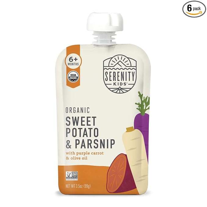 Serenity Kids 6+ Months Baby Food Pouches Veggie Puree by SerenityKids