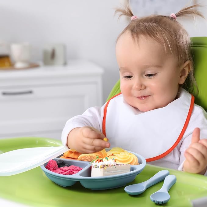 Meanplan 6 Pack Suction Plates for Toddlers - Image 6