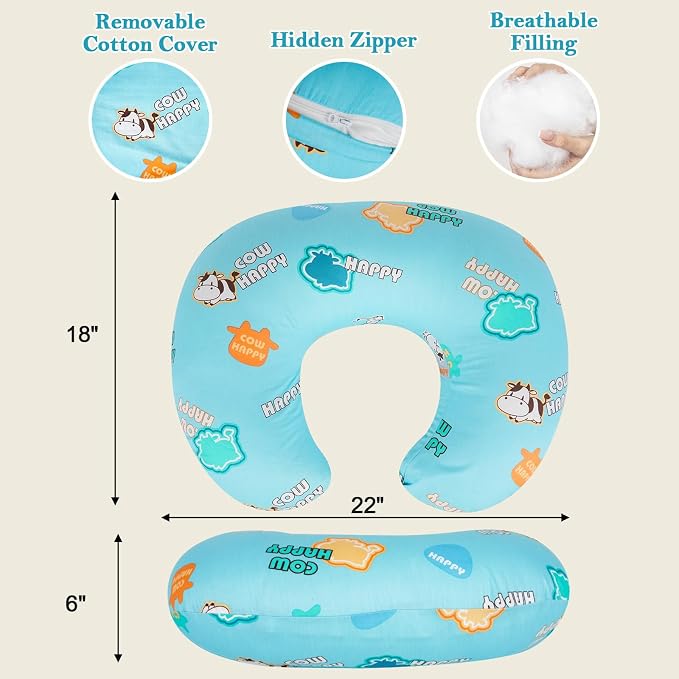 Nursing Pillow & Breastfeeding Pillow – Ergonomic C-Shape - Image 5