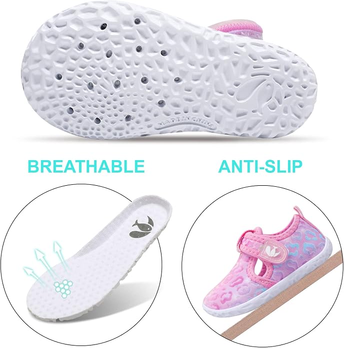 JOINFREE Baby Toddler Water Shoes Boys Girls Sandals Barefoot Kids Breathable - Image 4