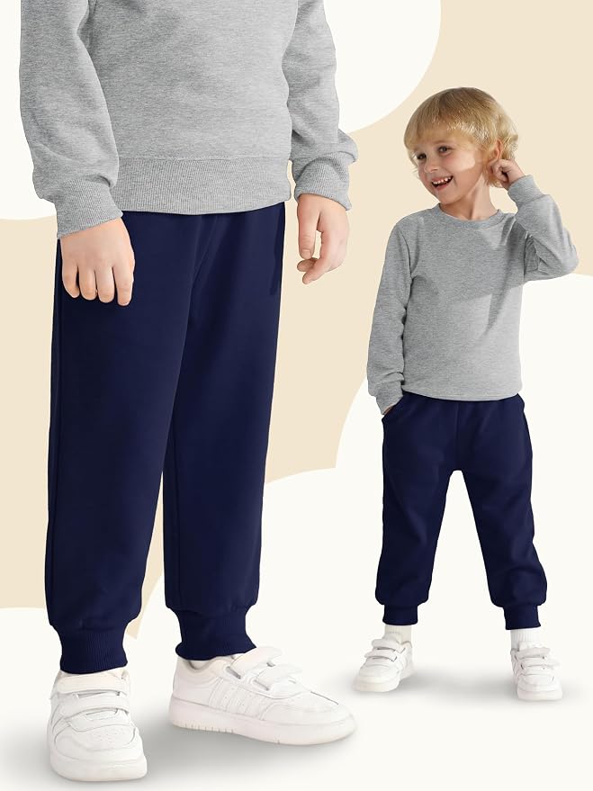 HXP 3 Pack Toddler Sweatpants Cotton Toddler Boys Girls Unisex Sweatpants Pants - Image 5