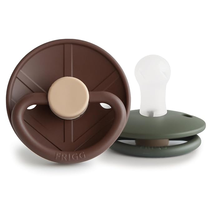 FRIGG Little Viking SilkySoft Silicone Baby Pacifier 2-Pack | Made in Denmark | by mushie
