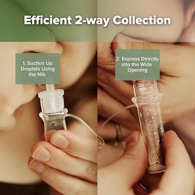 haakaa Manual Breast Pump 5oz/150ml & Silicone Colostrum Collector Kit - Image 5