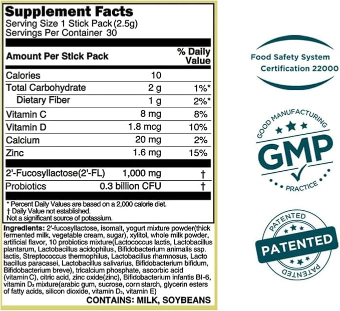 MOMSTAMIN 2'-FL HMO Prebiotics & Probiotics - Image 6