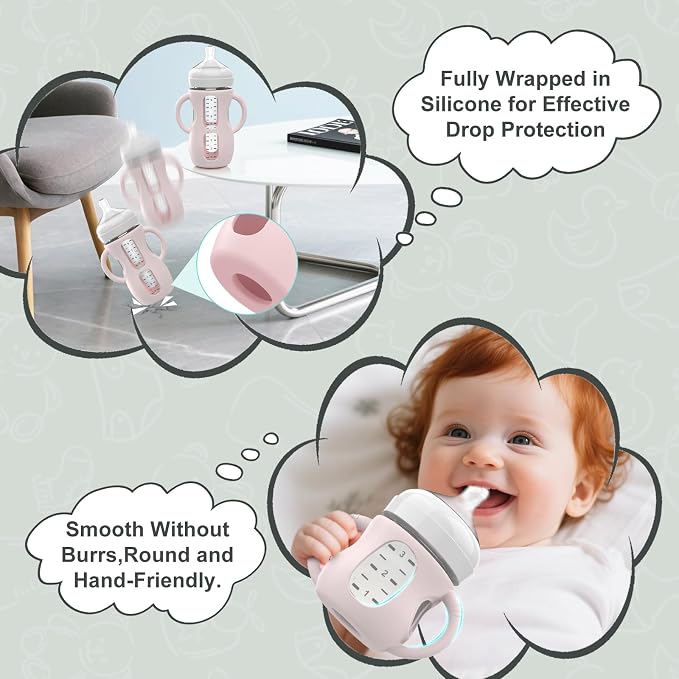 3PCS Philips Avent Glass Bottle Silicone Sleeves - Image 4