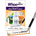 Baby Bottle Waterproof Labels by Whoozems