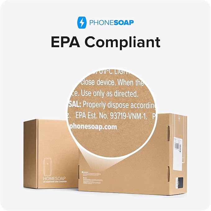 PhoneSoap XL UV Llight Sanitizer | 360° UV Sanitizing Box & Charger | Large - Image 5