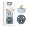 BIBS Pacifiers Colour Collection | Natural Rubber Baby Pacifier | Set of 2 by BIBS