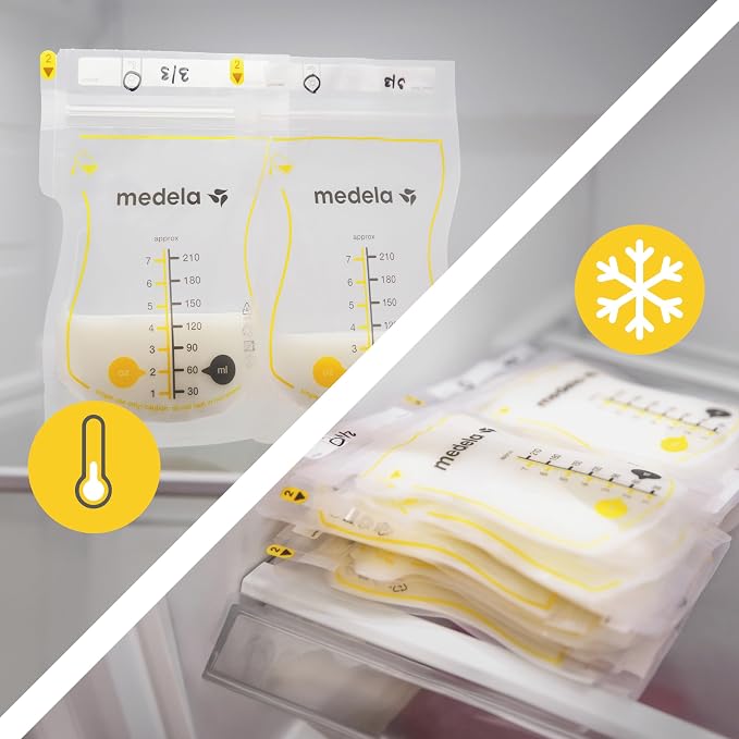 Medela Easy Pour Breastmilk Storage Bags 200 Count 7oz/210ml Disposable - Image 6