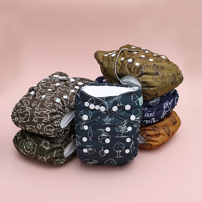 ALVABABY 6 Pack Cloth Diaper - Image 7