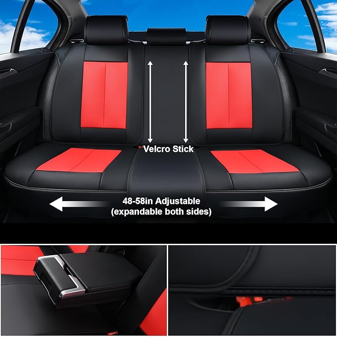 Coverado Car Seat Covers Full Set, Seat Covers - Image 3