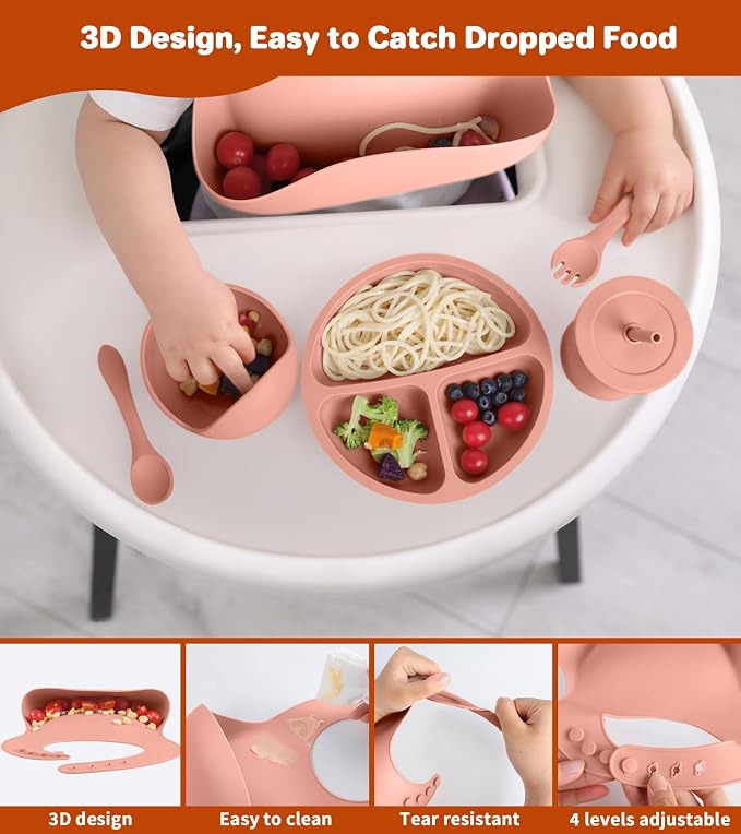 ECLIP Silicone Baby Feeding Set - Image 5