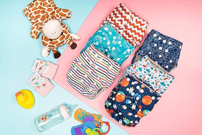 Simple Being Reusable Cloth Diapers, Double Gusset, One Size Adjustable - Image 2