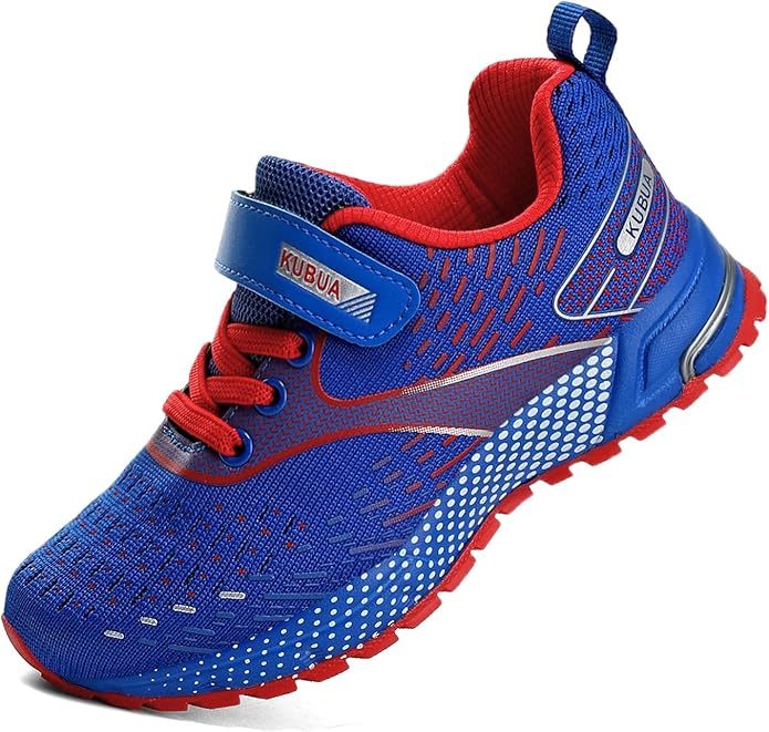 KUBUA Kids Sneakers for Boys Girls Running Tennis Shoes Lightweight Breathable by KUBUA