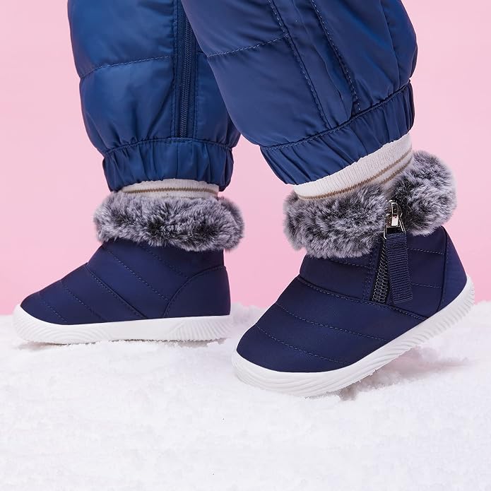 BMCiTYBM Baby Boy Girl Snow Boots Waterproof Winter Warm Booties Nonslip - Image 3