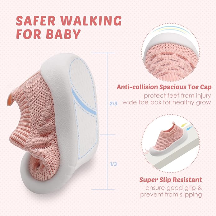 Baby First-Walking Shoes 1-4 Years Kid Shoes Trainers Toddler Infant Boys Girls - Image 3