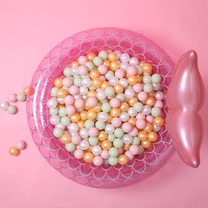 GOGOSO Ball Pits Balls for Toddlers Pack of 50 100 200 Plastics Shape Ball - Image 6
