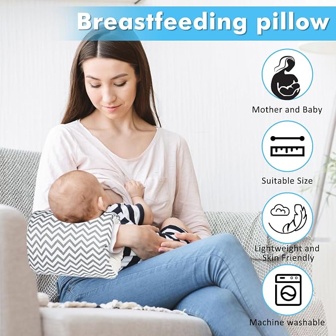 Nursing Arm Pillows for Breastfeeding, Baby Feeding Arm Pillow Portable and - Image 2