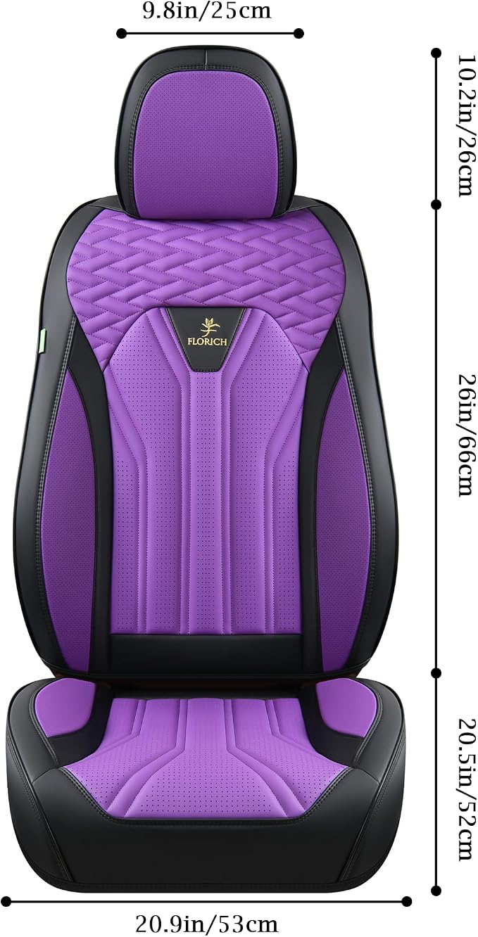 FLORICH Automotive Seat Covers, Seat Covers Full Set, Car Seat Protectors 5 - Image 3