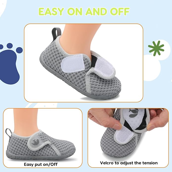 FEETCITY Baby Boys Girls First Walking Shoes Infant Sneakers Crib Shoes - Image 2