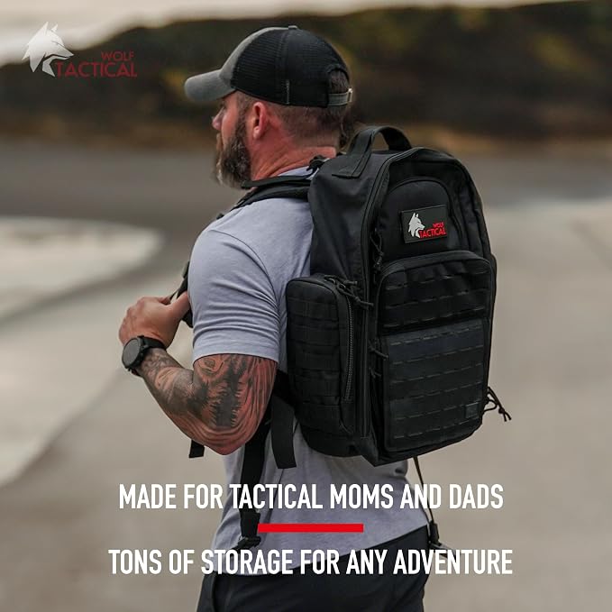 WOLF TACTICAL Military Inspired Diaper Bag - Image 4