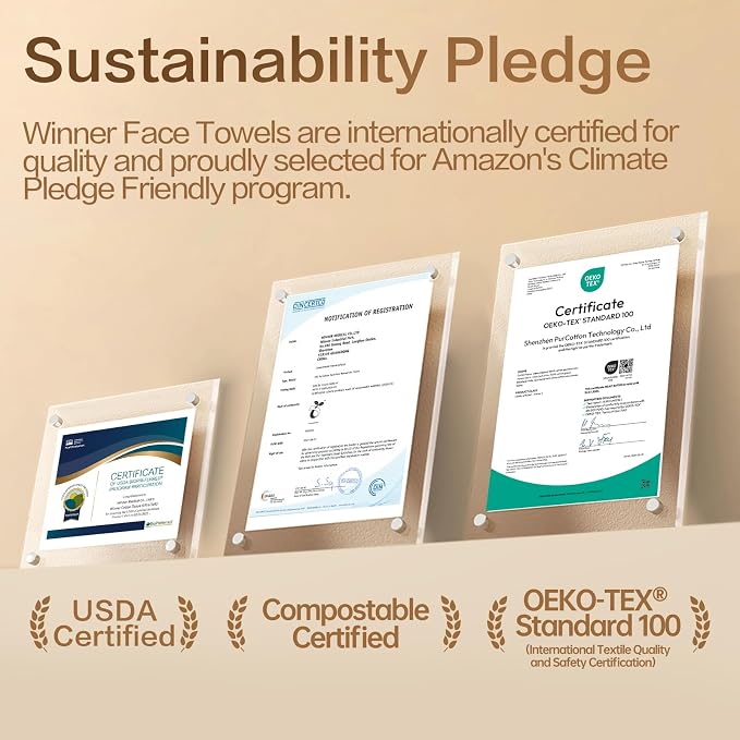 Winner 100% Cotton Dry Wipes, USDA Certified Baby Wipes, 33% Thicker & Ultra - Image 6