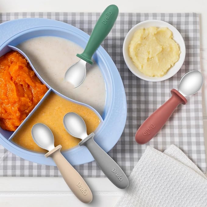 DRKIO 8 PCS Toddler Spoons Set - Image 7