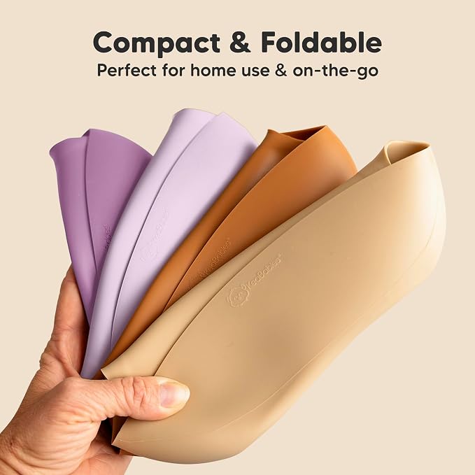 KeaBabies 2-Pack Silicone Baby Bibs - Image 8