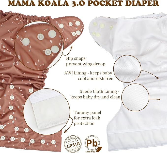 Mama Koala 3.0 Cloth Diapers for Babies - Image 5