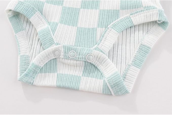 Fashion Baby Boy Girl Bodysuits 6-Pack Casual Cotton Soft Infants Outfit New - Image 5