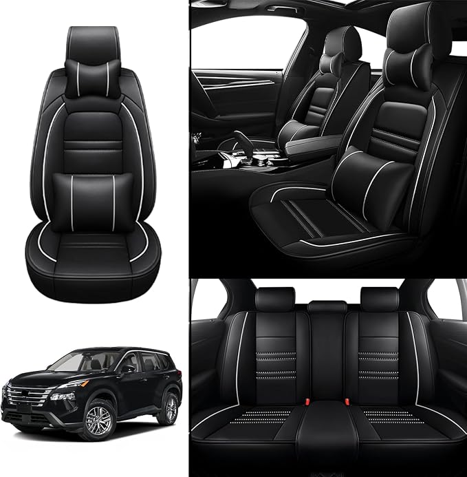Car Seat Covers for Nissan Car Rogue 2008-2025 | 5-Seats Seat Covers, - Image 2