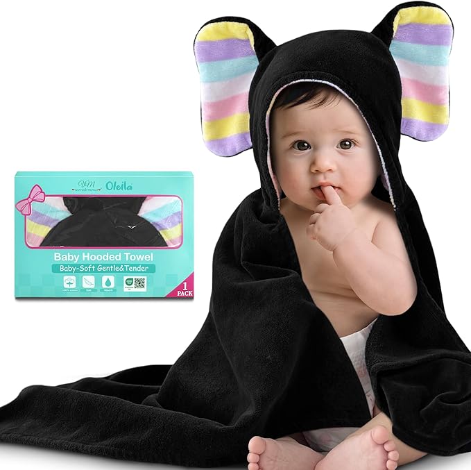 VOOVA & MOVAS Thick Baby Hooded Bath Towel by VOOVAMOVAS