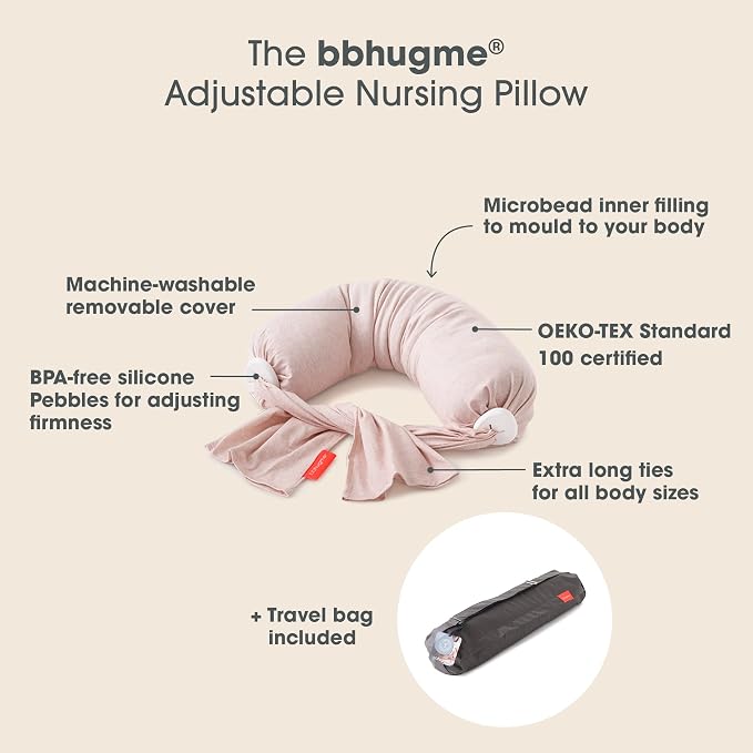 bbhugme Adjustable Nursing Pillow - Image 3