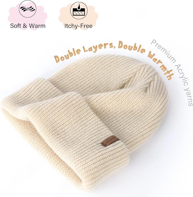 FURTALK Toddler Beanie Baby Boys Girls Beanies Kids Winter Hats Children Knit - Image 6