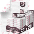 MKISS Heavy Duty Incontinence Underpads, Tear-Resistant Chucks Pads by MKISS