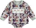 VISGOGO Newborn Infant Baby Boy Girls Oversized Romper Little Dude Sweater by VISGOGO