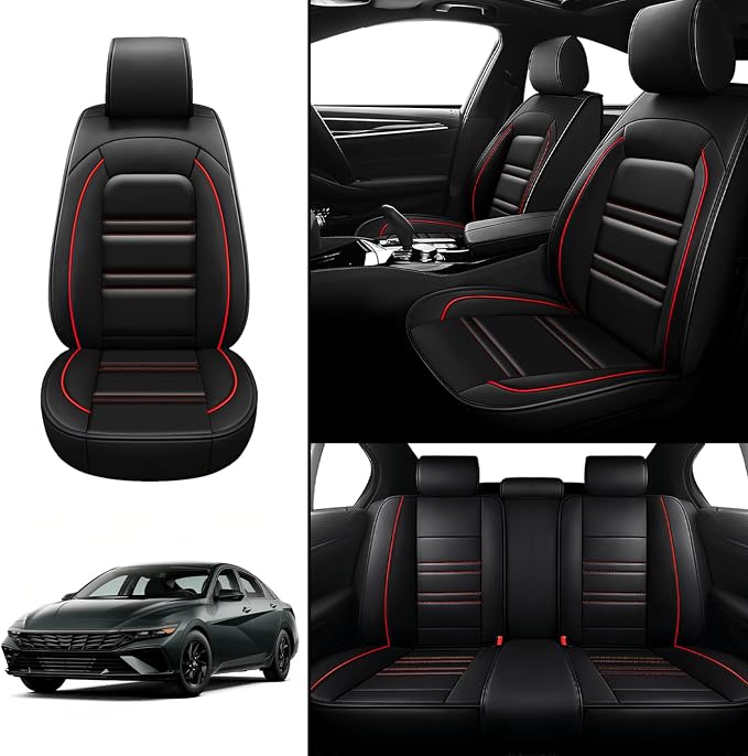 Seat Covers for Hyundai Car Elantra 2001-2025 | 5-Seats Leather Seat Covers - Image 2