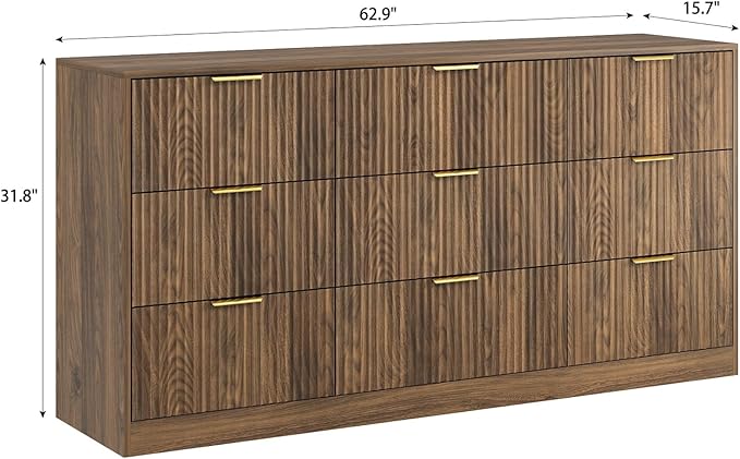 9 Drawer Dresser for Bedroom - Image 2