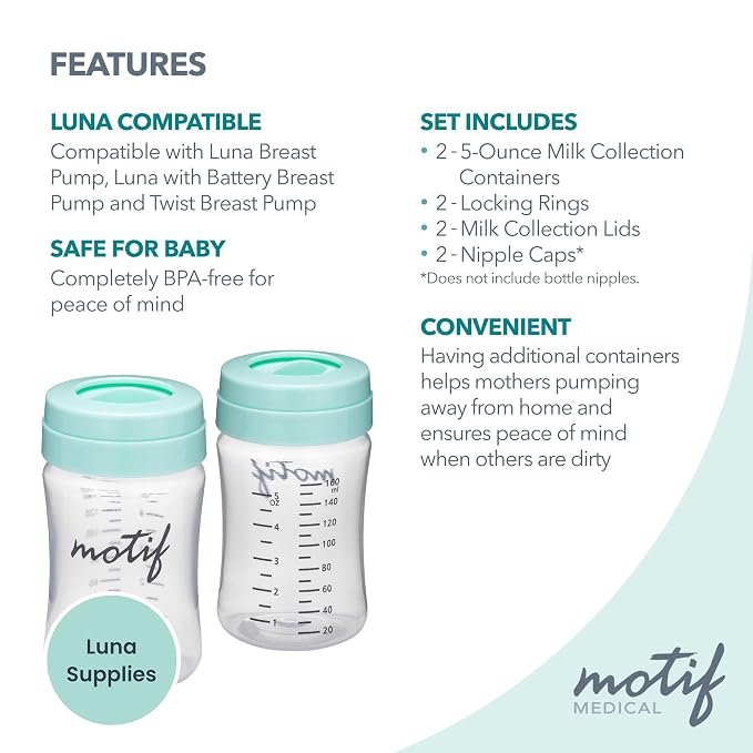 Motif Medical Breast Milk Storage Bottles - Image 4