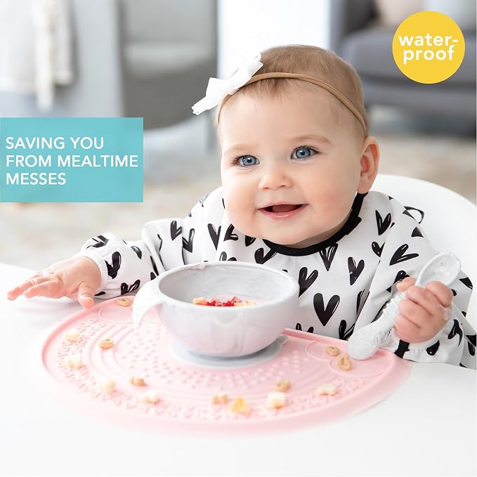 Bumkins Sleeved Bib for Girl or Boy, Baby and Toddler for 6-24 Months, - Image 2