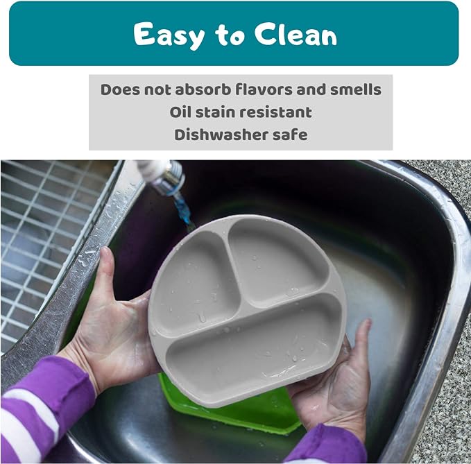 Silikong Suction Plate for Toddlers | BPA Free, 100% Food-Grade Silicone | - Image 6