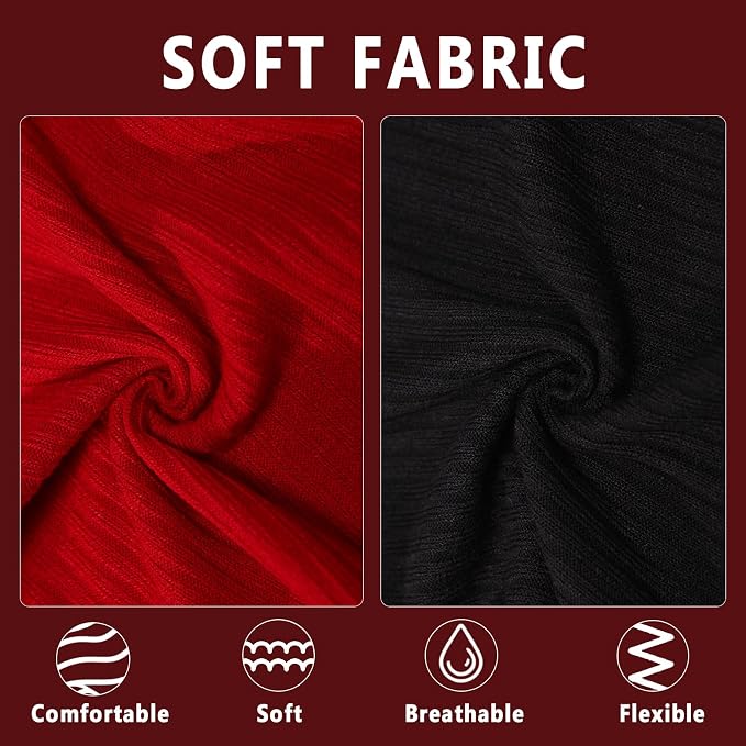 DEFAHN 2 Pack Toddler Unisex Solid Turtleneck T-Shirt Long Sleeve Ribbed - Image 3