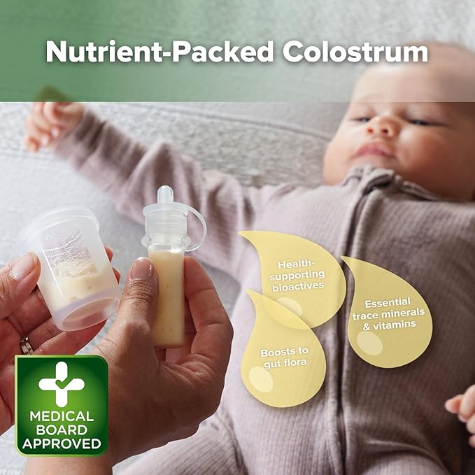 haakaa Colostrum Collectors 6ml/6pcs & Lidded Feeding Cup 25ml/1pc Set- Collect - Image 2