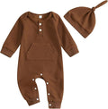 Kuriozud Newborn Infant Unisex Baby Boy Girl Clothes Button Romper Jumpsuit by Kuriozud