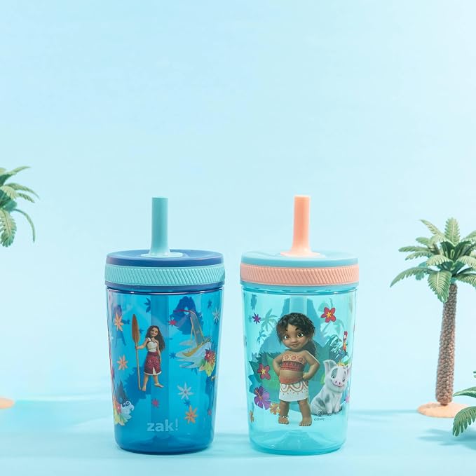 Zak Designs Disney Moana 2 Kelso Toddler Cups - Image 9